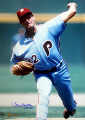 Steve Carlton Autographed Baseball Photograph
