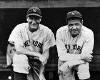 Babe Ruth and Lou Gehrig Enlarged Photograph