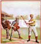1890s Poster of a Baseball Player at Bat