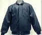 New York Yankees Navy on Navy Plonge Leather Jacket Non-Reversible From J. H. Design
