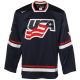 Nike USA Hockey Mens IIHF Tackle Twill Hockey Jersey - Navy Blue