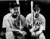 LOU GEHRIG & JOE DIMAGGIO 1937 ARCHIVAL PHOTO FRAMED